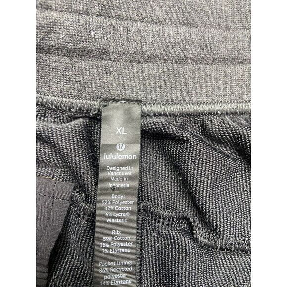 Lululemon Shorts Men XL Gray City Sweat Gym Athletic Training 9.5" Athleisure - Picture 5 of 11